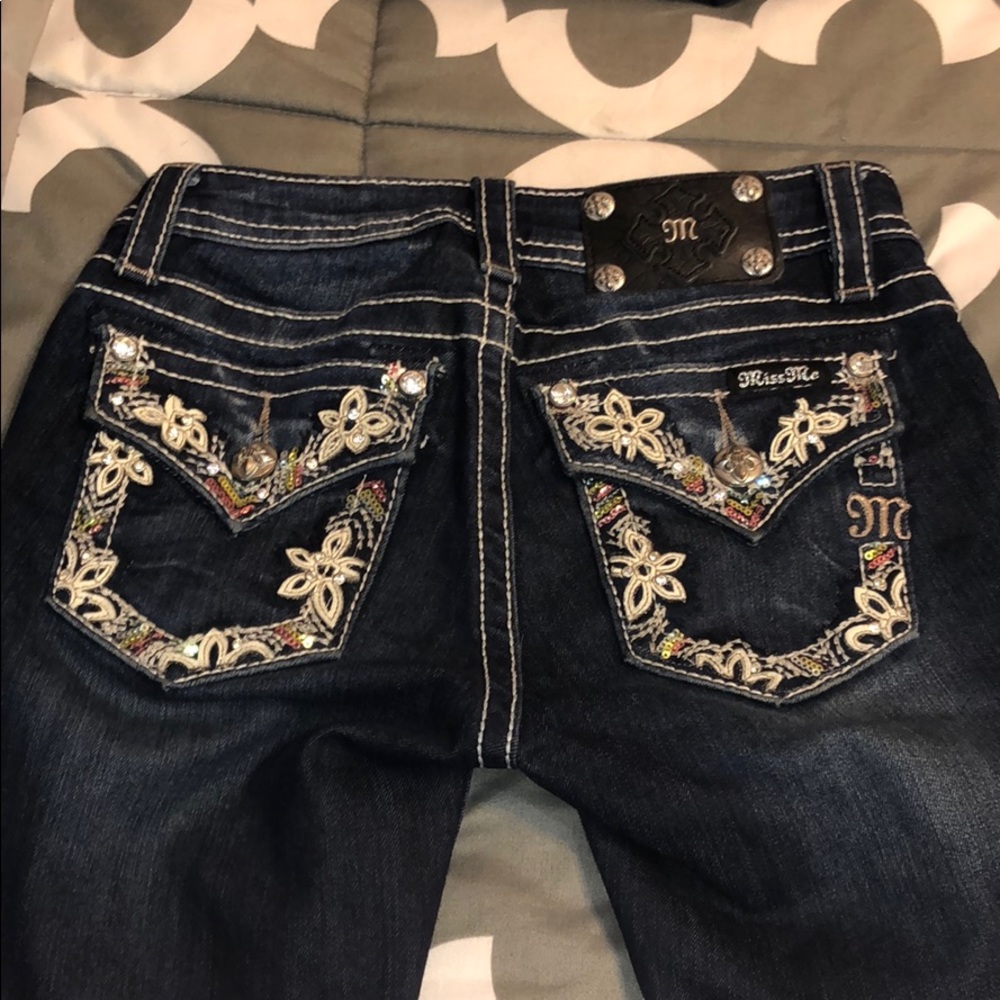 Miss me girls cuffed Capri, size 12